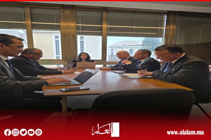 وزير الصحة المغربي يجري مباحثات ثنائية مع المدير العام لمنظمة الصحة العالمية وزير الصحة المغربي يجري مباحثات ثنائية مع المدير العام لمنظمة الصحة العالمية