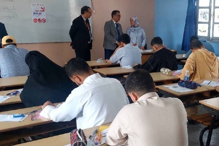 أجواء متالية خلال امتحانات الموحد الخاصة بالباكلوريا أجواء متالية خلال امتحانات الموحد الخاصة بالباكلوريا