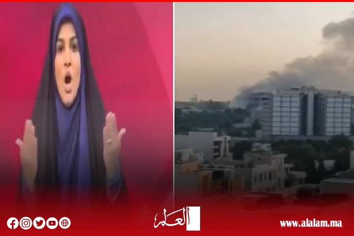 Une attaque israélienne ciblant le bâtiment radio et télévision iranien Une attaque israélienne ciblant le bâtiment radio et télévision iranien