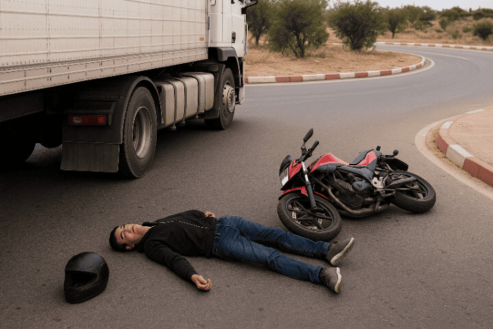 شاحنة تدهس شاباً وترديه قتيلاً بجماعة إنشادن شاحنة تدهس شاباً وترديه قتيلاً بجماعة إنشادن