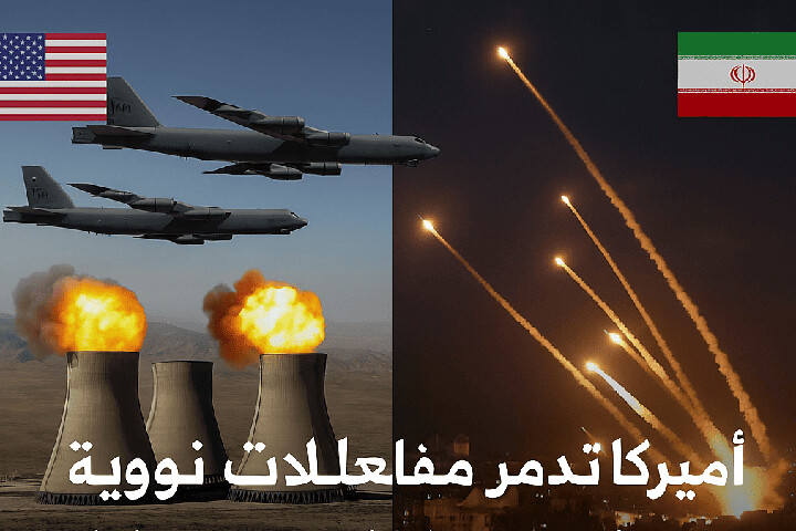أميركا تدمر مفاعلات نووية إيرانية وطهران ترد بوابل صاروخي على إسرائيل أميركا تدمر مفاعلات نووية إيرانية وطهران ترد بوابل صاروخي على إسرائيل