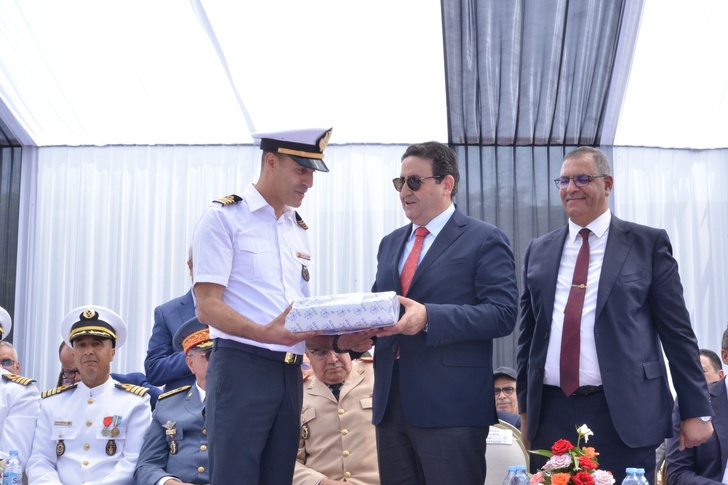 على هامش ترؤسه لحفل تخرج الفوج الـ 47 لخريجات وخريجي المعهد العالي للدراسات البحرية بالدار البيضاء على هامش ترؤسه لحفل تخرج الفوج الـ 47 لخريجات وخريجي المعهد العالي للدراسات البحرية بالدار البيضاء