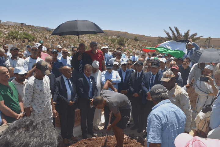 نزار بركة يترأس مراسيم تشييع جثمان محمد بنجلون الأندلسي بالرباط نزار بركة يترأس مراسيم تشييع جثمان محمد بنجلون الأندلسي بالرباط