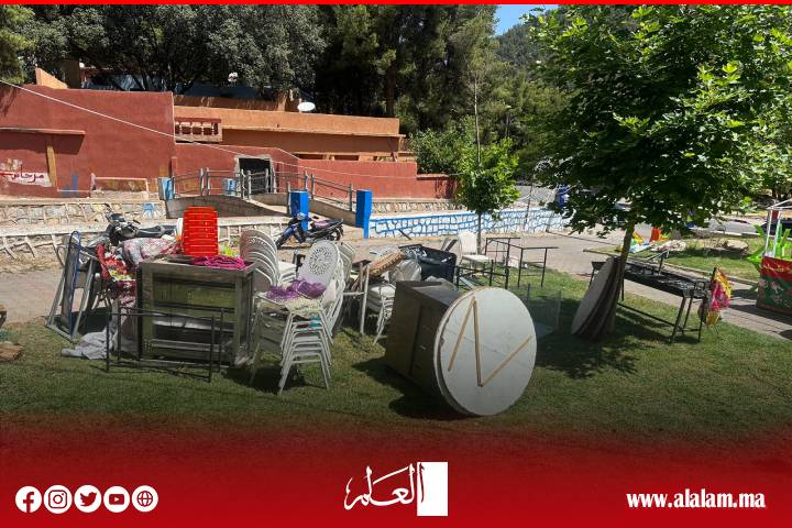 حصري: اعتصام بمنتزه تاغبالوت بعد اقتحام أكشاك وإقفالها واتهامات للباشا بالشطط في استعمال السلطة