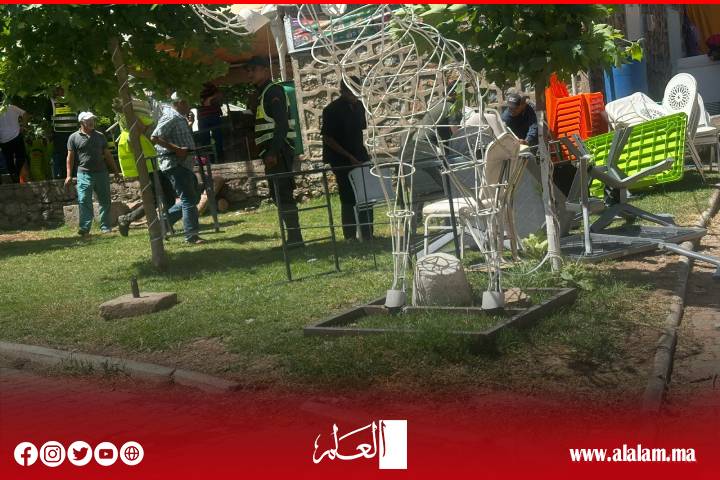 حصري: اعتصام بمنتزه تاغبالوت بعد اقتحام أكشاك وإقفالها واتهامات للباشا بالشطط في استعمال السلطة