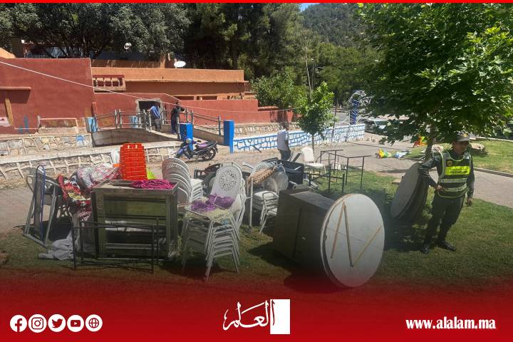 حصري: اعتصام بمنتزه تاغبالوت بعد اقتحام أكشاك وإقفالها واتهامات للباشا بالشطط في استعمال السلطة