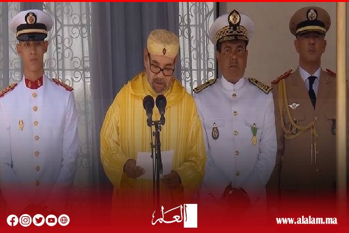 تطوان: جلالة الملك يترأس حفل أداء القسم للضباط المتخرجين من المدارس العليا العسكرية وشبه العسكرية