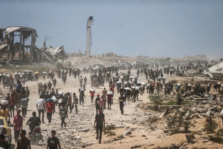 هيومان رايتس تفضح نظام المساعدات الإسرائيلي في غزة هيومان رايتس تفضح نظام المساعدات الإسرائيلي في غزة