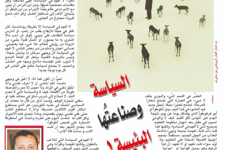 السياسة وصناعتُها البئيسة ! السياسة وصناعتُها البئيسة !