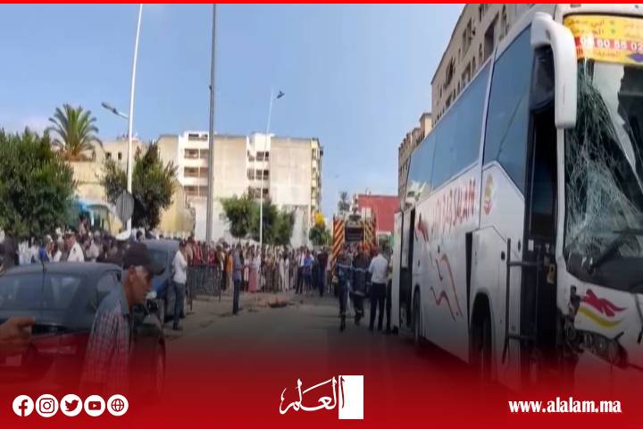 حافلة للنقل العمومي تدهس شاباً أمام باب المحطة الطرقية بالجديدة وترديه قتيلاً