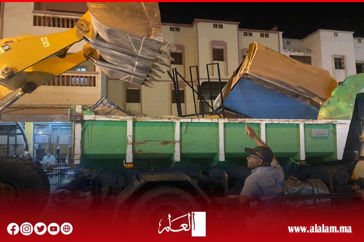باشا حي الهدى بأكادير تقود حملة واسعة لتحرير الملك العمومي