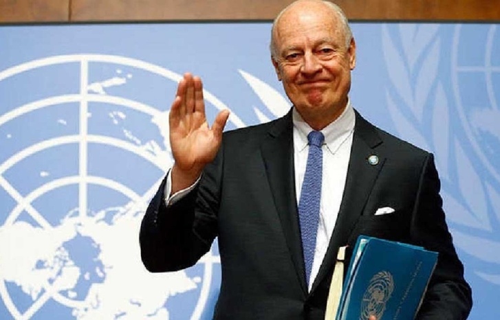 دي ميستورا يعري عورة الجزائر و ينسف مزاعم الحياد التي يجترها وزير خارجيتها عطاف دي ميستورا يعري عورة الجزائر و ينسف مزاعم الحياد التي يجترها وزير خارجيتها عطاف