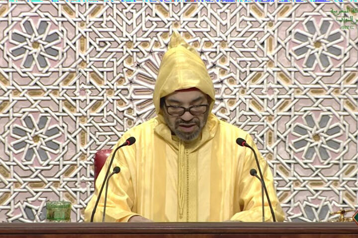 الملك محمد السادس يترأس غداً افتتاح السنة التشريعية الجديدة ويلقي خطاباً سامياً أمام البرلمان الملك محمد السادس يترأس غداً افتتاح السنة التشريعية الجديدة ويلقي خطاباً سامياً أمام البرلمان