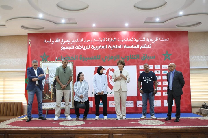 نزهة بدوان: "سباق التناوب الرمزي المسيرة الخضراء" ترسيخ للمحلمة الوطنية نزهة بدوان: "سباق التناوب الرمزي المسيرة الخضراء" ترسيخ للمحلمة الوطنية