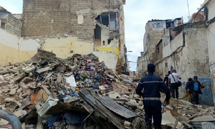 مصرع شخصين وإصابة آخرين إثر انهيار منزل بالدار البيضاء