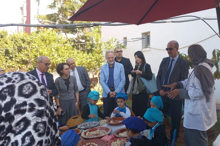 وفد كوري يزور مدرسة سيدي عبدالله الابتدائية الإيكولوجية بسلا