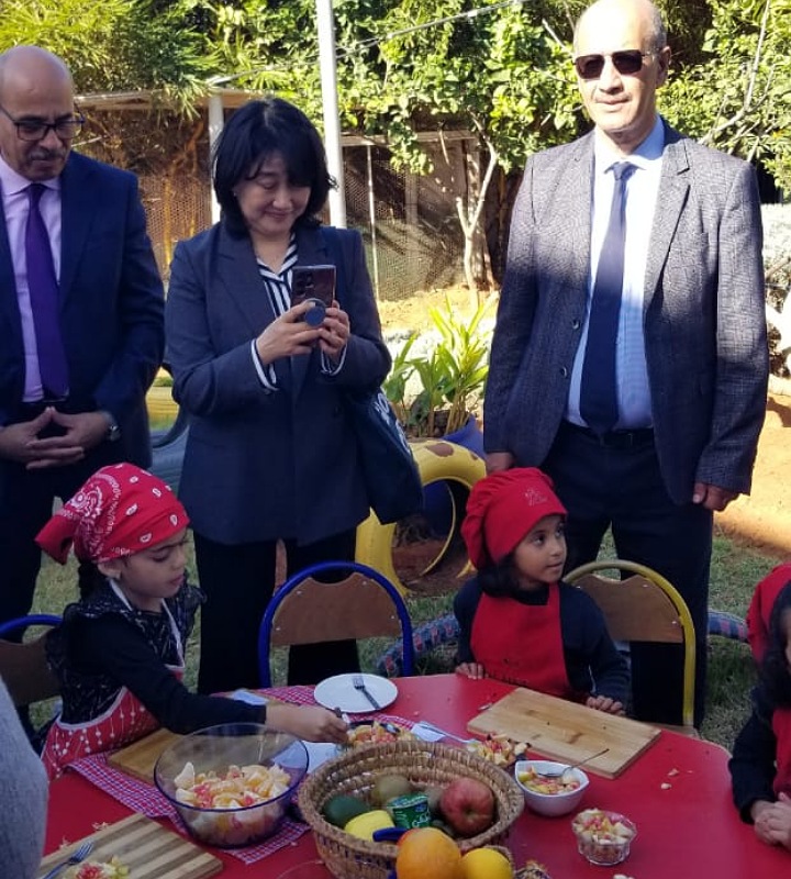 وفد كوري يزور مدرسة سيدي عبدالله الابتدائية الإيكولوجية بسلا