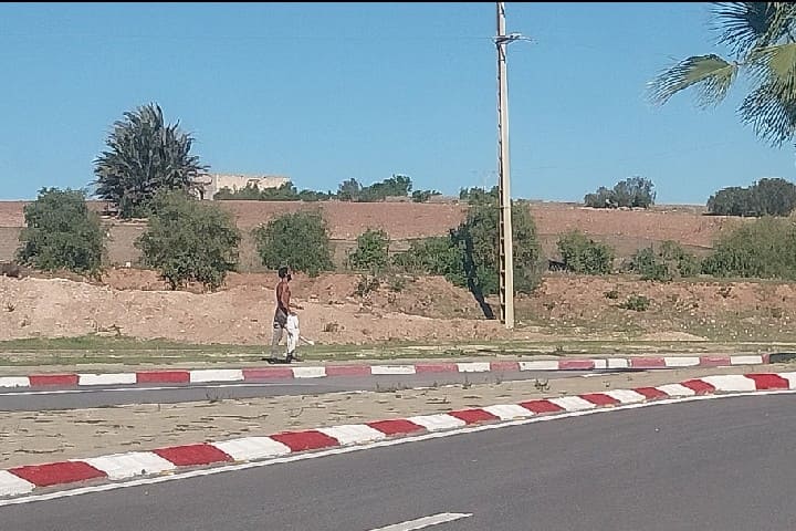 إنزال مجموعة من المشردين والمختلين عقليا على مشارف الجديدة