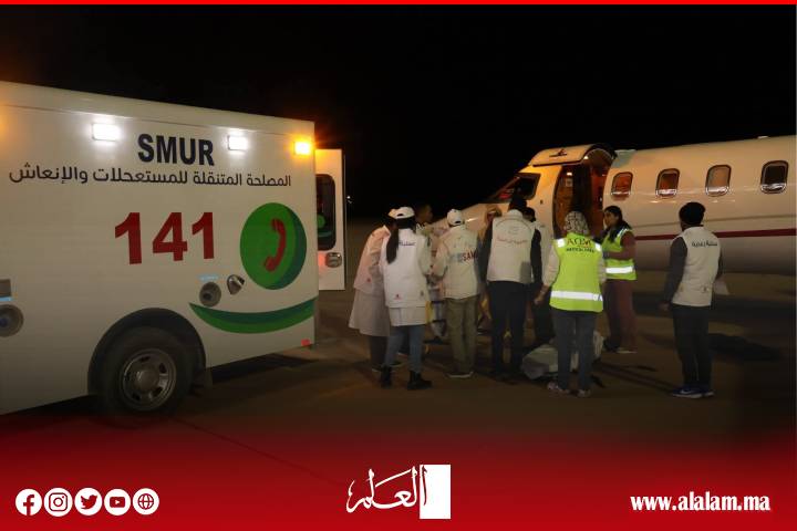 وزارة الصحة تؤمّن نقلاً طبياً مستعجلاً لمريض في وضعية حرجة من الراشيدية إلى CHU طنجة