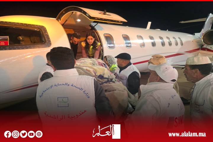 وزارة الصحة تؤمّن نقلاً طبياً مستعجلاً لمريض في وضعية حرجة من الراشيدية إلى CHU طنجة