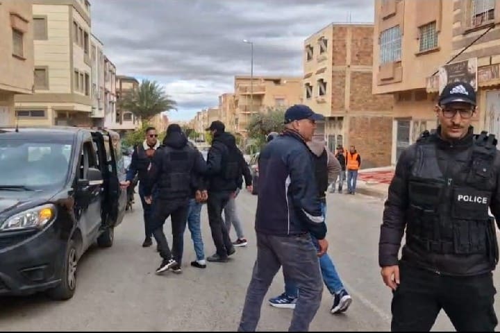 توقيف عصابة متخصصة في سرقة المنازل والمكاتب التجارية بوجدة