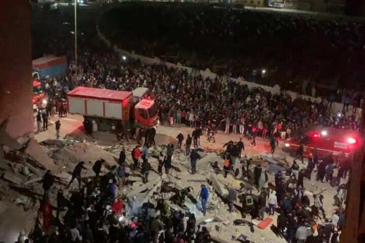 فاجعة بمدينة فاس جراء انهيار بنايتين متجاورتين..