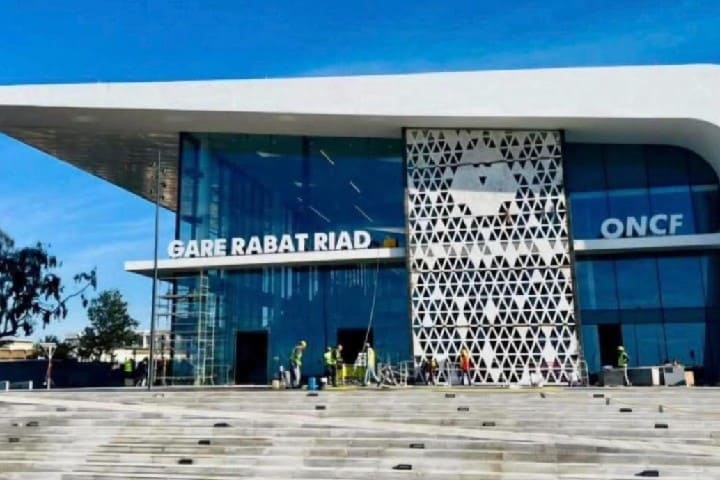 محطة القطار "الرباط الرياض" تفتتح تأهبا لاستقبال كان المغرب