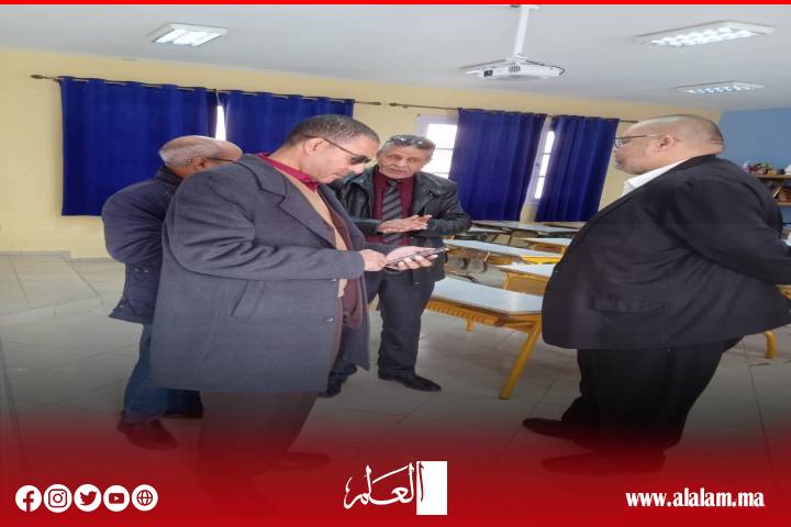مدير الأكاديمية الجهوية للتربية والتكوين بجهة بني ملال خنيفرة يدشن تعيينه بزيارة لمدرسة عثمان ابن عفان