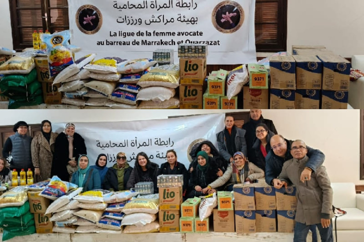 محاميات مراكش – ورزازات في قلب آسفي وتضامن إنساني يتجاوز قاعات المحاكم محاميات مراكش – ورزازات في قلب آسفي وتضامن إنساني يتجاوز قاعات المحاكم