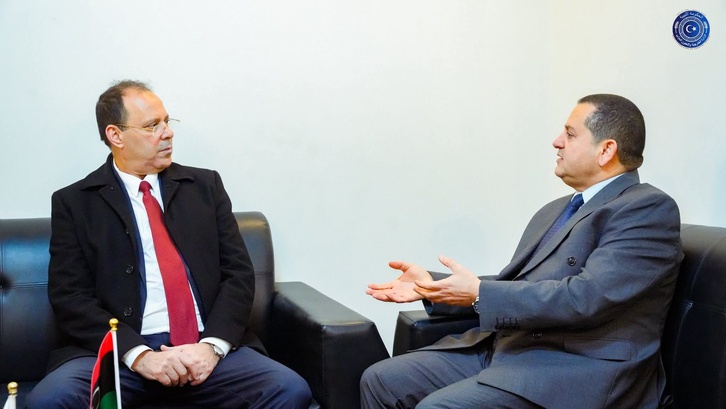 وزير الخارجية والتعاون الدولي الليبي يبحث مع القنصل العام للمملكة المغربية سبل تعزيز التعاون الثنائي وزير الخارجية والتعاون الدولي الليبي يبحث مع القنصل العام للمملكة المغربية سبل تعزيز التعاون الثنائي