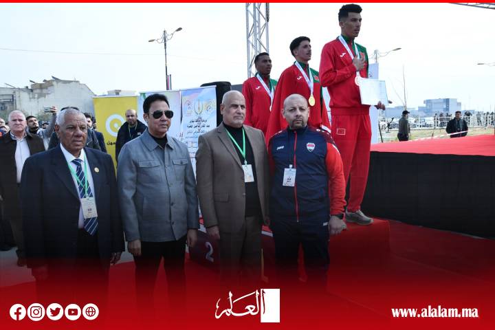 المغرب يفرض هيمنته في بطولة العرب لاختراق الضاحية بالموصل