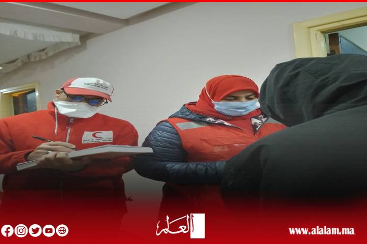الهلال الأحمر المغربي بإقليم العرائش: تعبئة إنسانية متواصلة في مواجهة الفيضانات