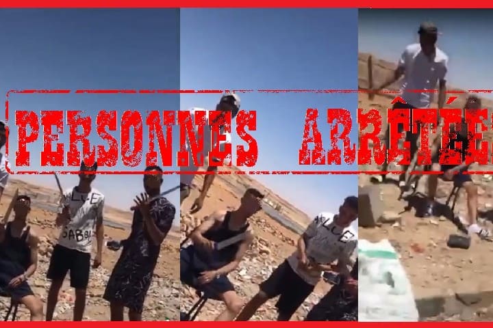 ولاية أمن العيون تتفاعل بسرعة مع شريط خطير وتوقف أربعة مشتبه فيهم