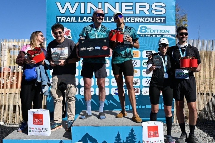 مغربي وفرنسية يفوزان بأصعب سباقات ترايل لالة تاكركوست