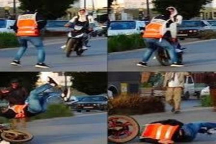 سائق دراجة نارية يصدم شرطيا عمدا ويرفض الامتثال بعد مخالفة مرورية