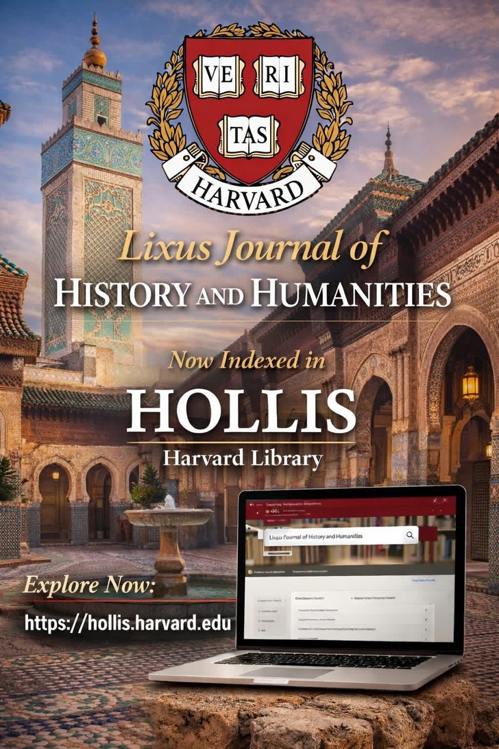 إدراج مجلة ليكسوس في الكشاف الرقمي لجامعة هارفارد: تعزيز الحضور الدولي للبحث التاريخي المغربي:</div> إدراج مجلة ليكسوس في الكشاف الرقمي لجامعة هارفارد: تعزيز الحضور الدولي للبحث التاريخي المغربي:</div>