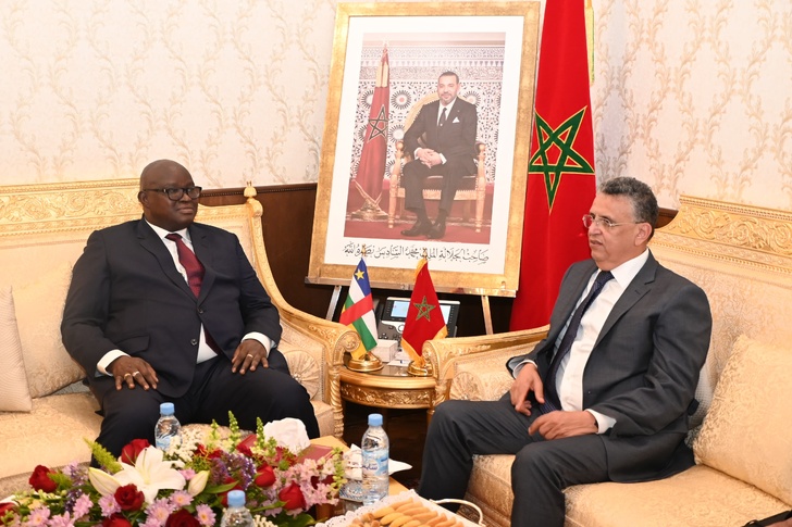 توقيع مذكرة تفاهم بين وزير عدل المملكة المغربية ونظيره بجمهورية إفريقيا الوسطى