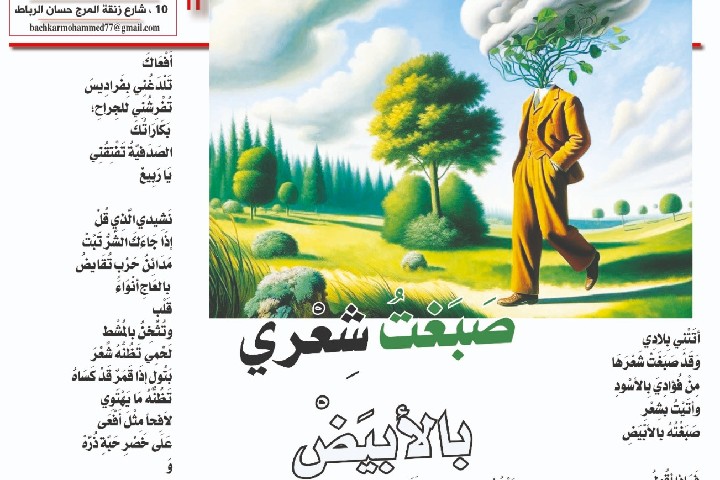 صَبَغتُ شِعْري بالأبيَضْ
