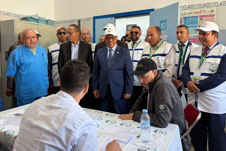 تاهلة تحتضن قافلة طبية تضامنية متعددة التخصصات للتعاضدية العامة