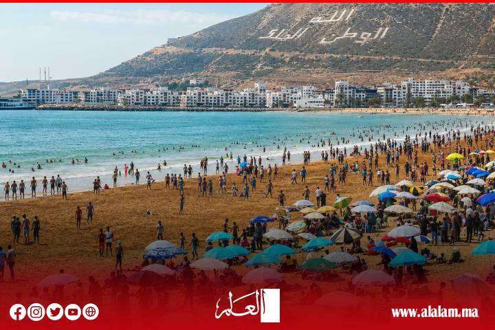 مياه شاطئ أكادير تستجيب للمعايير الصحية وتحصل على تصنيف "الجودة الممتازة"