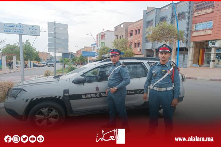 الساكنة تستحسن الدينامية الأمنية للقيادة الجهوية للدرك الملكي ببني ملال