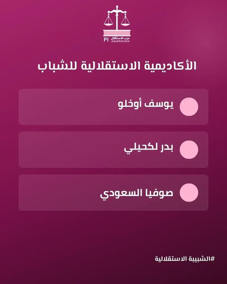 الشبيبة الاستقلالية تفرج عن تشكيلة مكتبها التنفيذي وتكرس حضور المقاربة النسائية