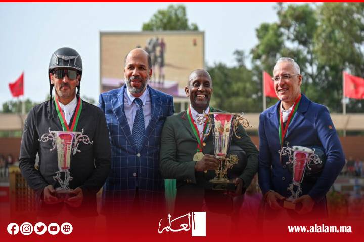 عبد الكبير ودار يتوج بالجائزة الكبرى للملك محمد السادس في بطولة المغرب للقفز على الحواجز