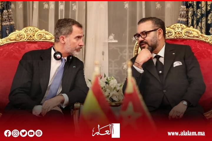 الملك محمد السادس والملك فيليبي السادس