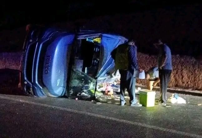 حادث انقلاب حافلة سياحية بتازاغين يخلف أكثر من 20 مصابة واستنفاراً لمختلف المصالح
