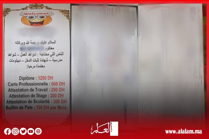 توقيف شاب بمكناس للاشتباه في تزوير وبيع وثائق رسمية ودبلومات دراسية