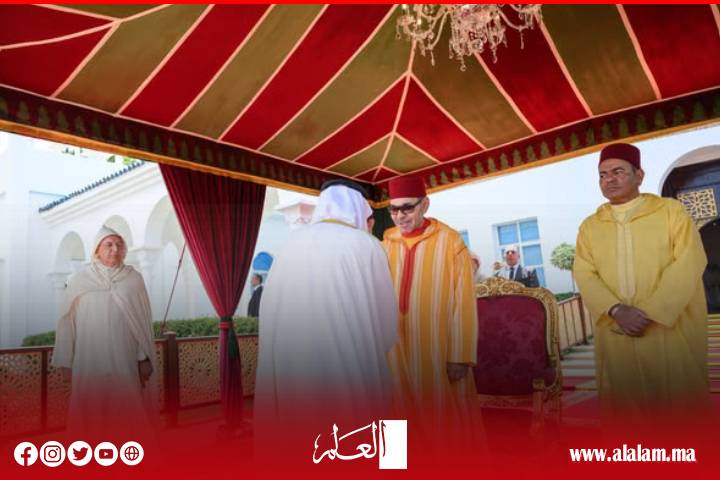 الملك محمد السادس يترأس حفل استقبال عيد العرش بالمضيق بحضور كبار مسؤولي الدولة وضيوف من داخل المغرب