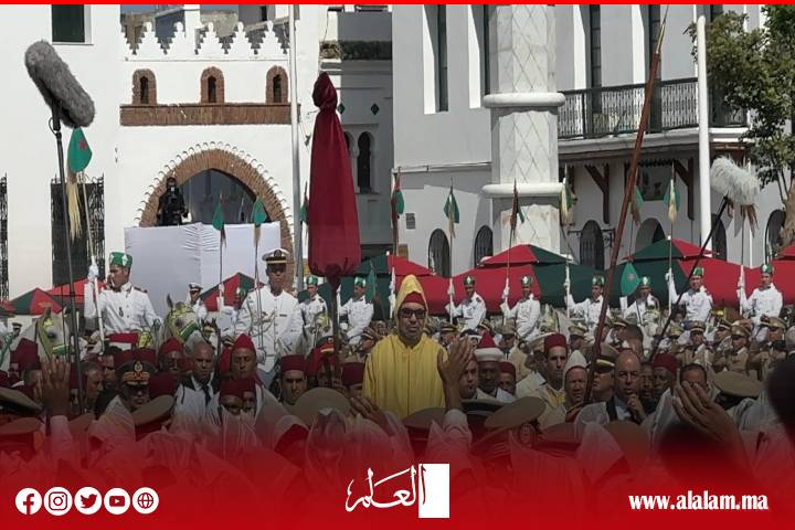أمير المؤمنين جلالة الملك يترأس حفل الولاء بتطوان في ختام احتفالات الذكرى الـ27 لعيد العرش