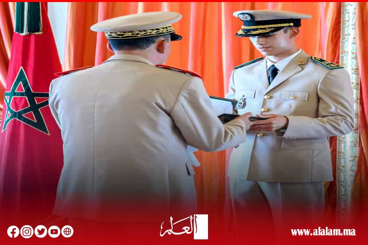 عيد العرش.. ولي العهد الأمير مولاي الحسن يتسلم برقية الولاء والتهاني من أسرة القوات المسلحة الملكية