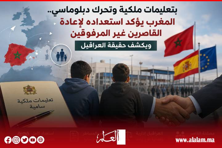 بتعليمات ملكية.. المغرب يؤكد استعداده لإعادة القاصرين غير المرفوقين ويكشف أسباب تعثر العملية